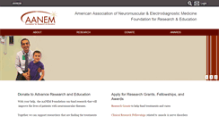 Desktop Screenshot of aanemfoundation.org